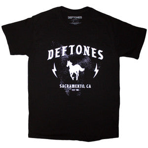 Deftones Unisex T-Shirt: Electric Pony (Black)