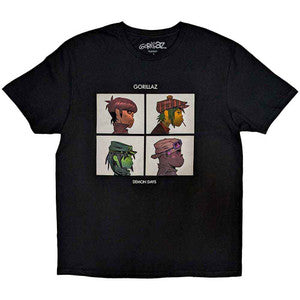 Gorillaz Unisex T-Shirt: Demon Days (Black)