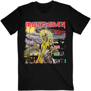 Iron Maiden Unisex T-Shirt: Killers Cover (Black)