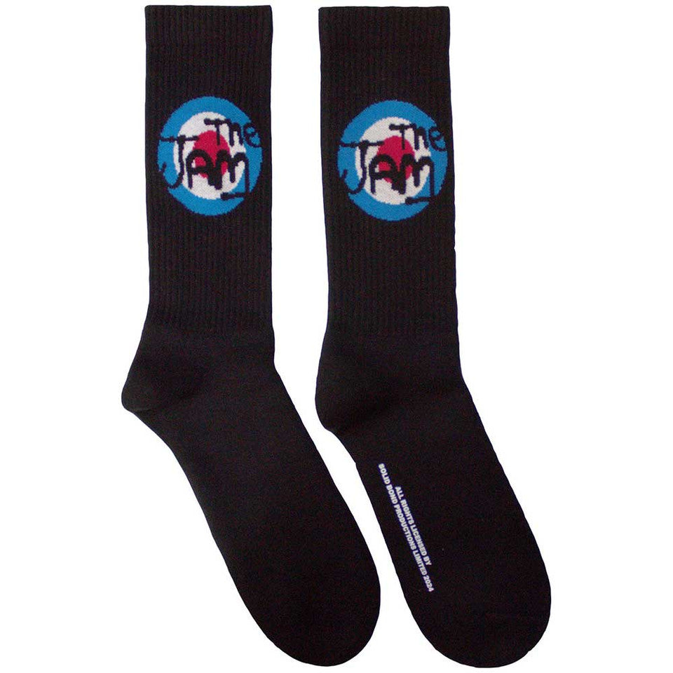The Jam Socks Target Logo (Black)