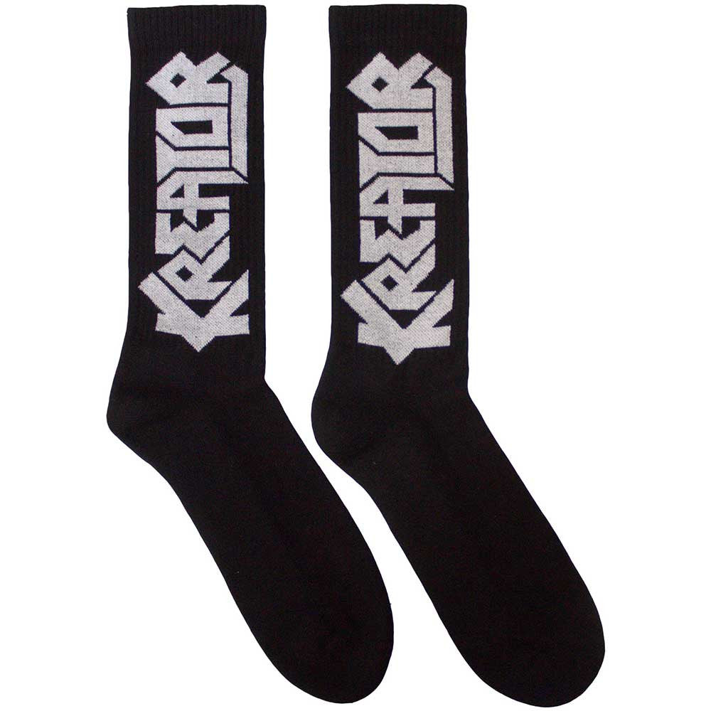 Kreator Unisex Terry Socks: Logo (Black)