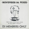 November 84 Mixes