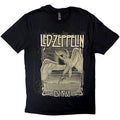 Led Zeppelin Unisex T-Shirt: Faded Falling (Black)