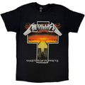Metallica Unisex T-Shirt: Master of Puppets Cross (Black)
