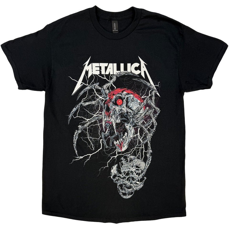 Metallica Unisex T-Shirt: Spider Dead (Black)
