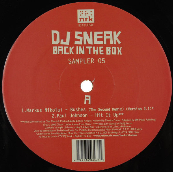 Back In The Box (Sampler 05)