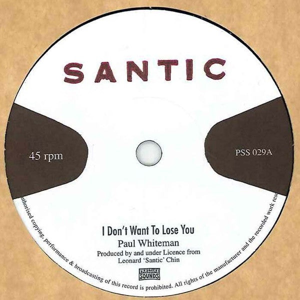 I Don't Want To Lose You / Santic Meet King Tubby