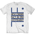 New Order Unisex T-Shirt: Movement (White)