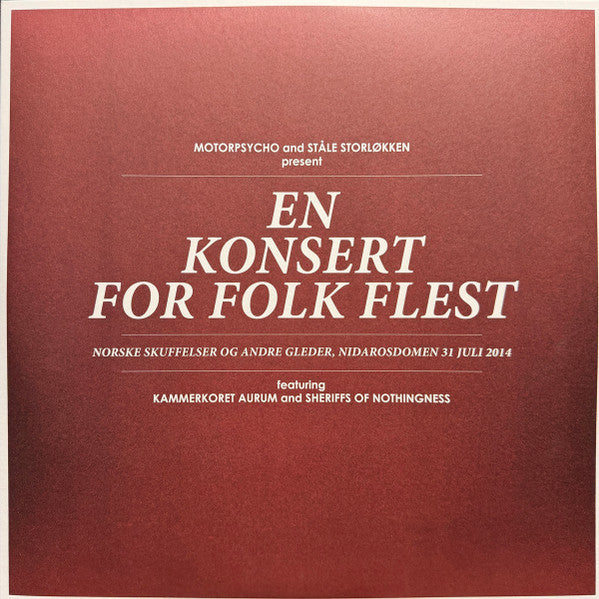 En Konsert For Folk Flest (Norske Skuffelser Og Andre Gleder, Nidarosdomen 31 Juli 2014)