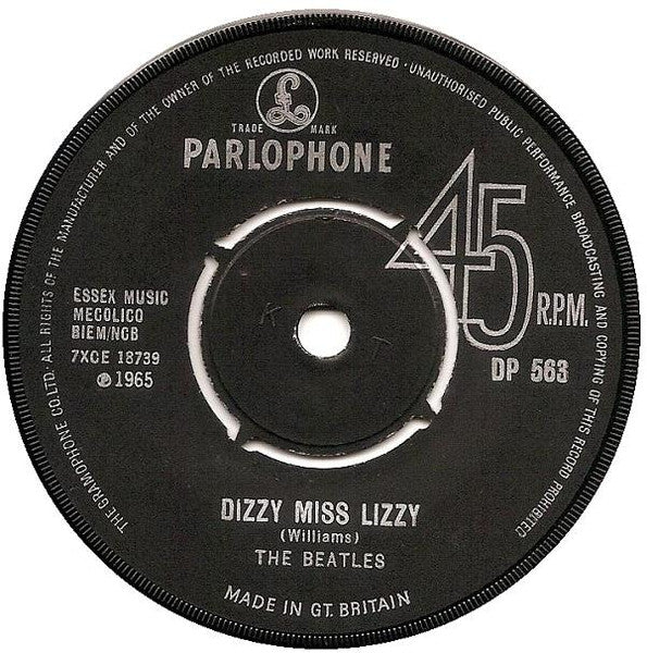 Dizzy Miss Lizzy / Yesterday