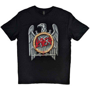 Slayer Unisex T-Shirt: Silver Eagle (Black)