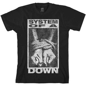 System Of A Down Unisex T-Shirt: Ensnared (Black)