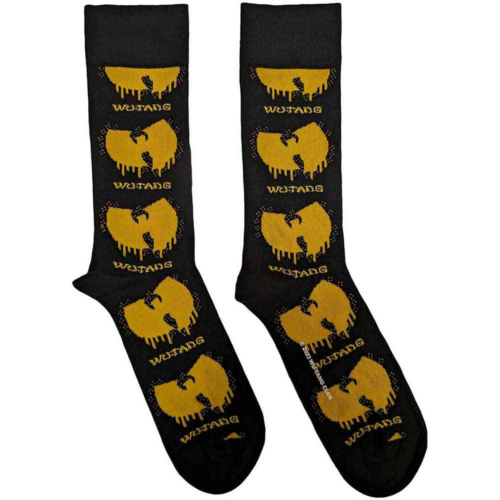 Wu-Tang Clan Socks Dripping Logo