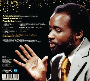 Ahmad Jamal Trio - First Impressions - Live In Paris 1971 (LP), achterkant
