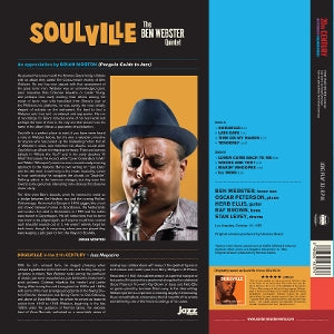 Ben Webser - Soulville (LP), achterkant